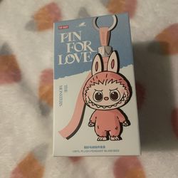 Monster Labubu Pin For Love Letter “P” Plush 