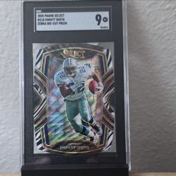Panini Select 2020 Emmitt Smith Club Level #210 Zebra Prizm Die-Cut