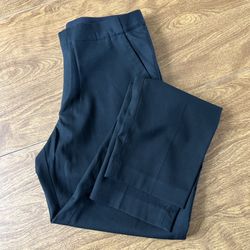 Uniqlo Women’s Black PullOn Tailored Trousers Stretch Formal Ankle Pants Size S