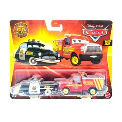 Disney Pixar Cars Radiator Springs Race & Rescue Sheriff Adam Roadriguez 2-Pack