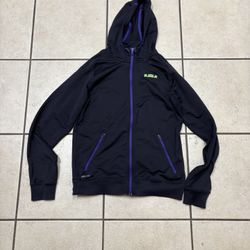 Purple LeBron X Nike Zip Up Mens Small