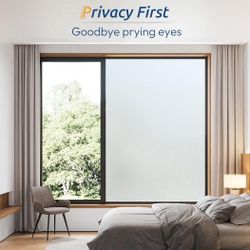 Window Privacy Film, Frosted Glass 