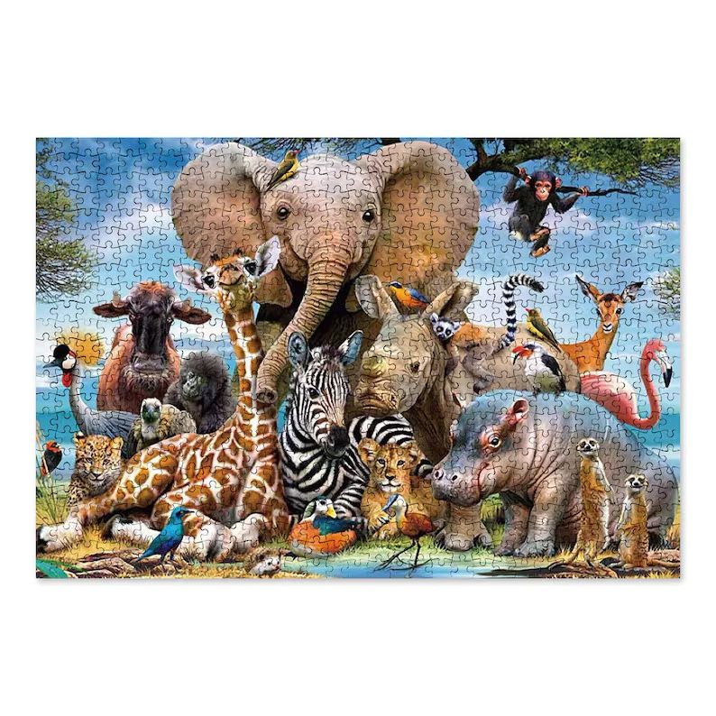 Cute Animal World Jigsaw Puzzle for kids Animal 1000 Pieces Birthday Gift New