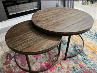 Round Nesting Coffee Tables