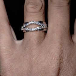 1/4 CT Total Weight Per Ring, White Gold, Size 7