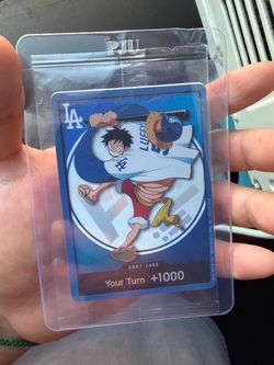 Dodger Luffy raw card