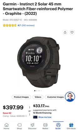 Garmin Instinct 2 Solar
