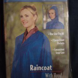 Raines By Totes Adult Raincoat With Hood/Chubasquero con capucha para adulto Raines By Totes