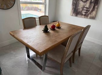 Modern Dining Table and 4 Chairs
