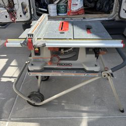 10” Portable Ridgid Table Saw