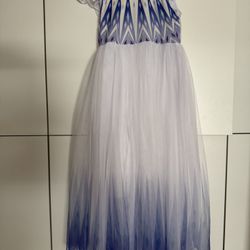 elsa dress size 7y in great condition