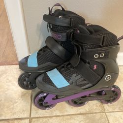 K2 Trio 100 Women's Inline Skate Rollerblades SZ 11