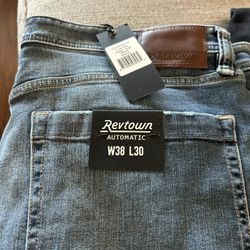 New with Tags. Revtown Automatic Jeans. 38x30. 