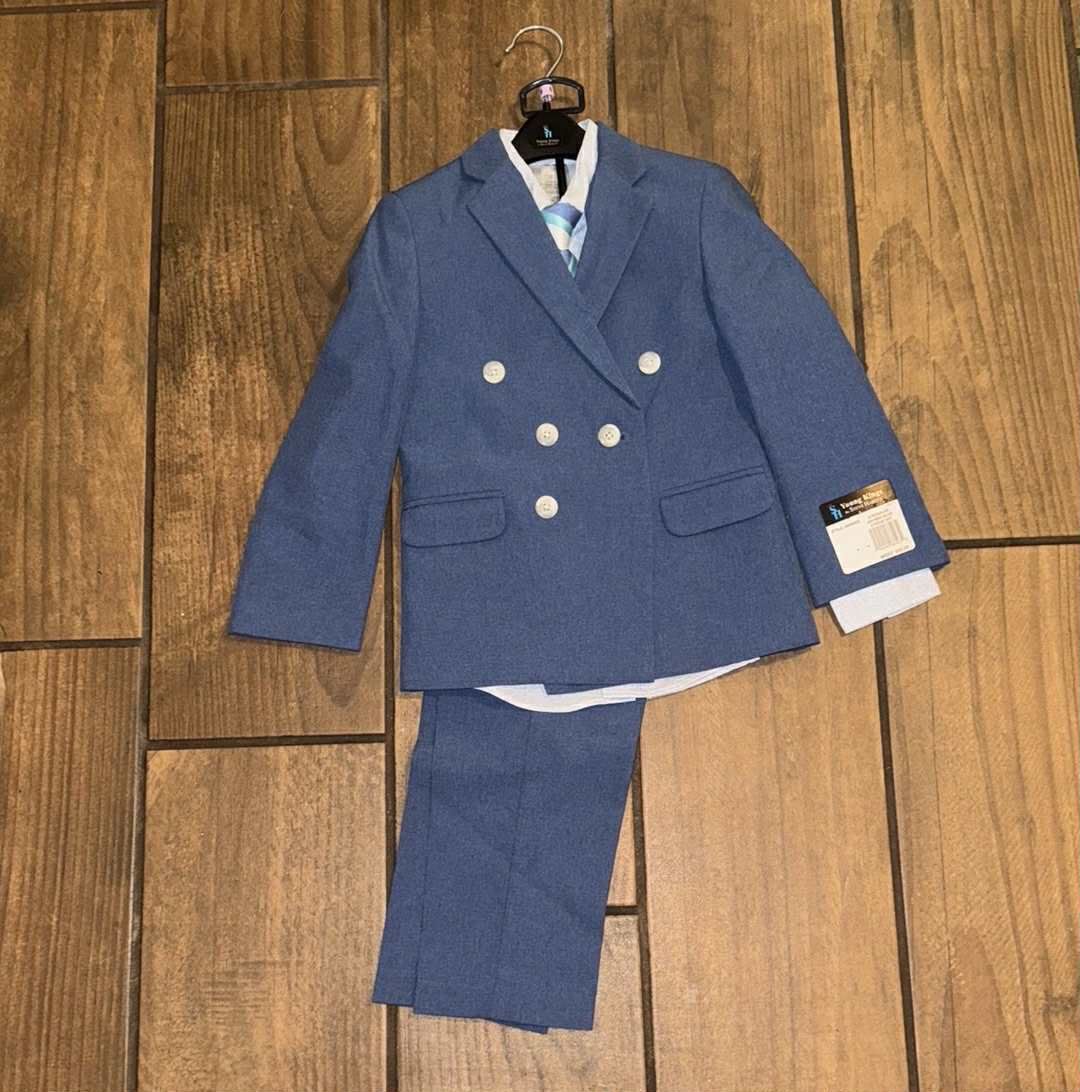 NWT Boys 5 piece suit set w/suit bag Young Kings by Steve Harvey