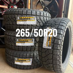 265/50R20 - ALL TERRAIN A/T - NEW - LIONHART - OFFROAD