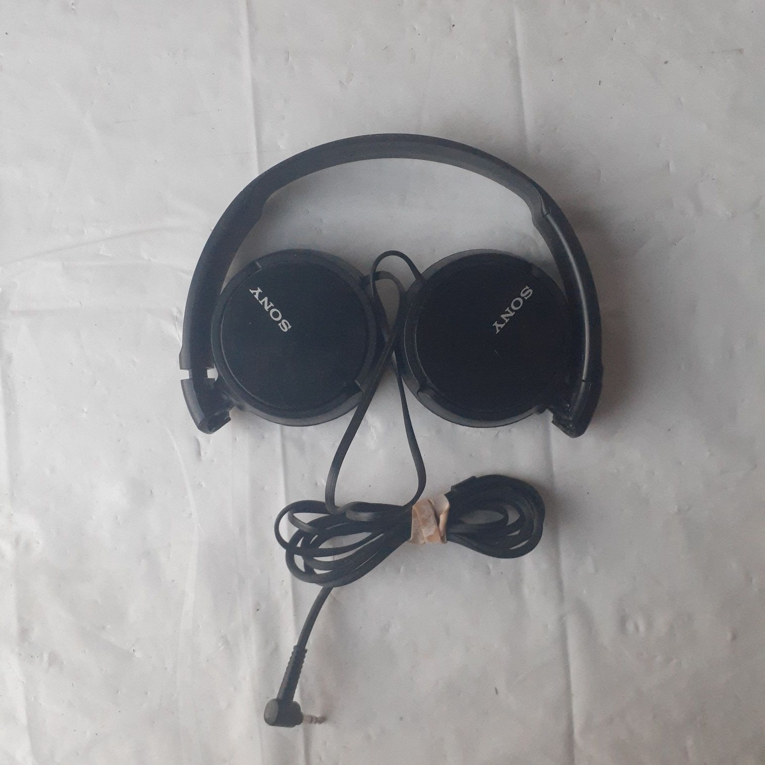 Sony Headphones Wired Black Adjustable