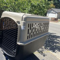 XL Dog Kennel Crate Carrier Airline Approved like New 40” L by 28 W by 30 High