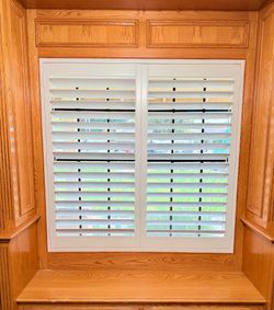 Window Shutters, Sliding Door Shutters, French Door Shutters, Closet Shutters. Persianas de Madera. Servicing All Southern California. 951-573-2560