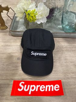 Supreme Military Camp Cap Black