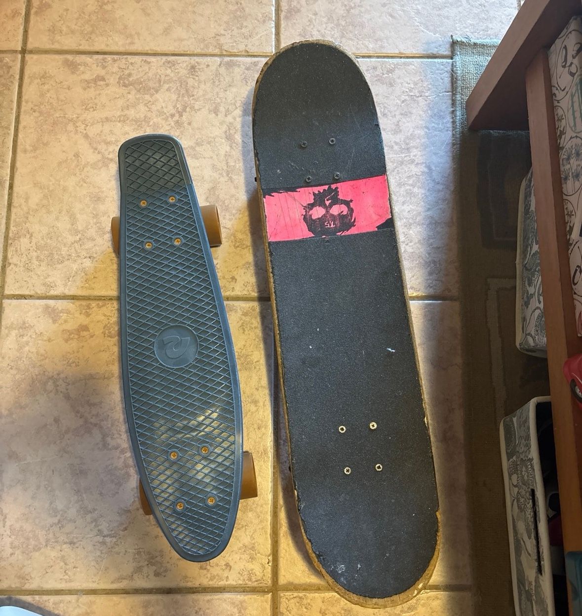 Skateboard And Free Pennyboard