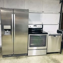 Stainless Steel Kitchen Appliances 
