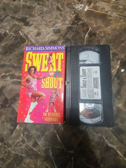Richard Simmons Sweat and Shout Vhs