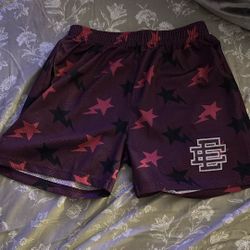 Eric Emanuel ,Men's Medium,burgundy and Purple 