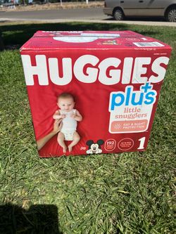 Diapers Size 1 Huggies 192 ct Box