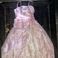 Pink Girls Flower/ Formal  Dress