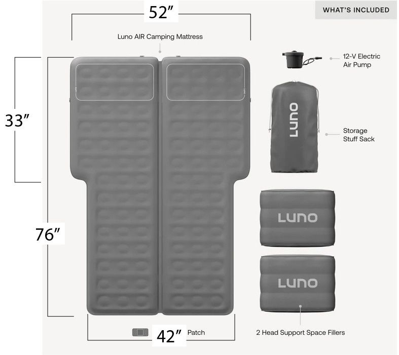 Luno Air Mattress 2.0 for Subaru Forester