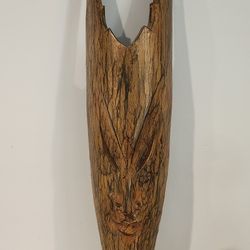 Hamd Carved Hawaiian Mask