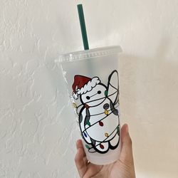 Baymax Disney Starbucks Cup Christmas Gift