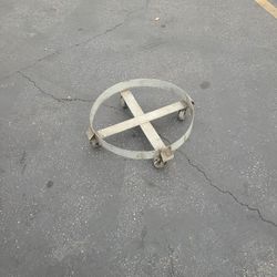 used 4-wheel dolly for a drum tank