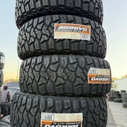 🚘🚨vendo set de llantas 275 55 20 arroyo R/T tires
