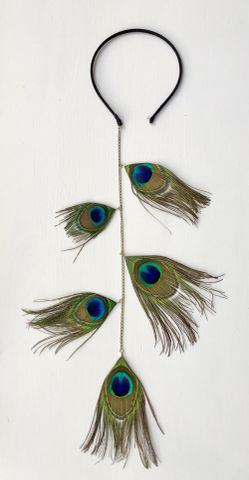 Peacock 🦚 Feather headband