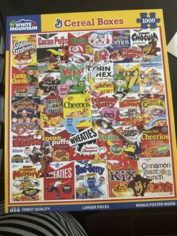 1000 Pc Puzzle General Mills Cereal Boxes