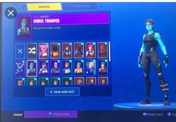 Rare Account Ghoul Trooper And Skull Trooper Reaper Sythe For Sale - rare account ghoul trooper and skull trooper reaper sythe