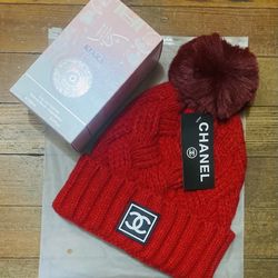 Bundle Gift Set Beanie With Perfume 