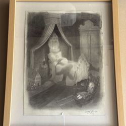 “Little Nightmares” Original Hand Drawing from the Book ‘Carmilla’ By Famous Italian Artist Isabella Mazzanti
