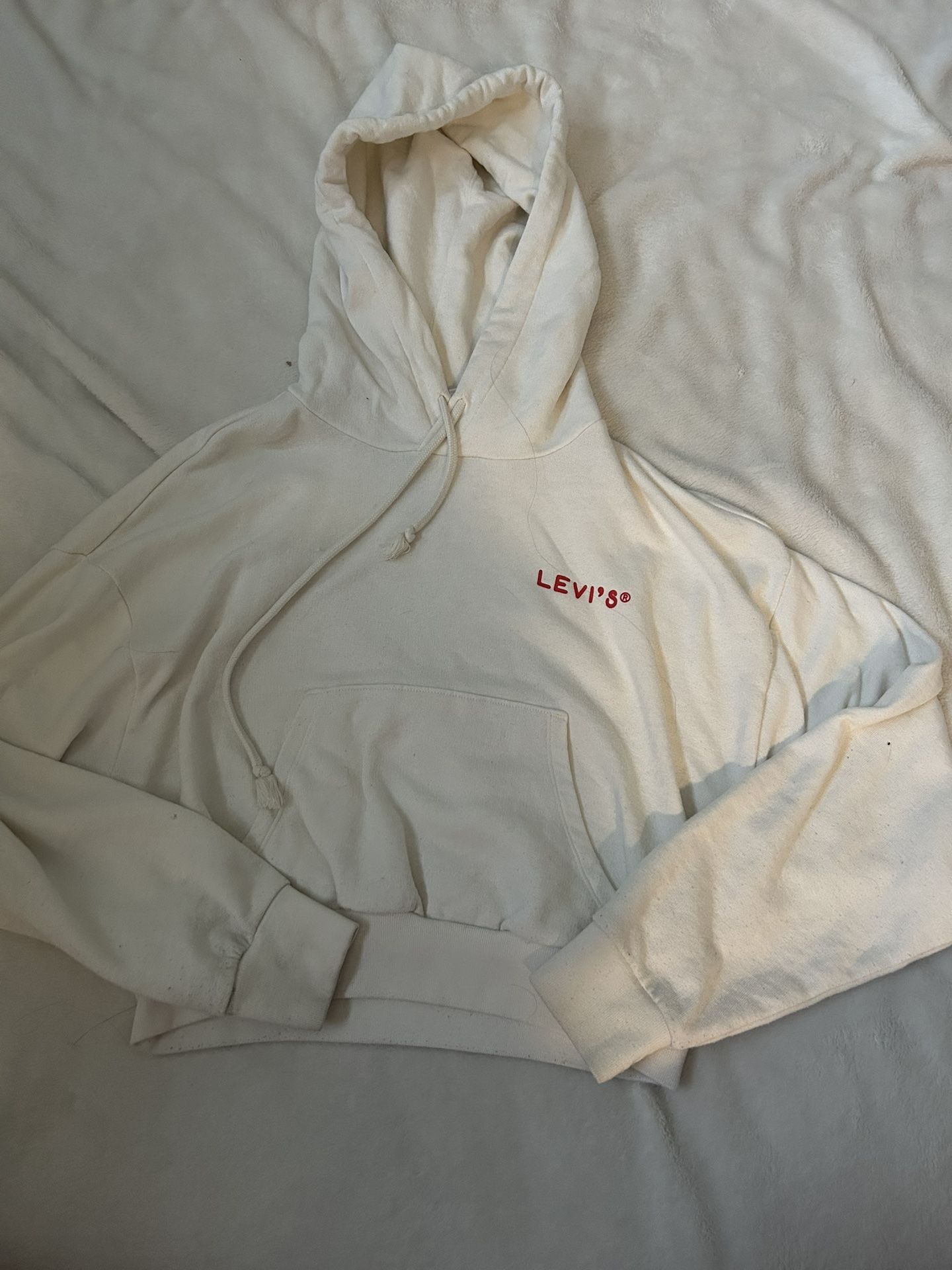 Women’s Levi’s White Hoodie Size XS