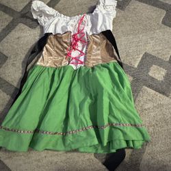 Skeleteen Oktoberfest Beer Girl Costumes - German Bavarian Traditional Womens Oktober Fest Dirndl Dress