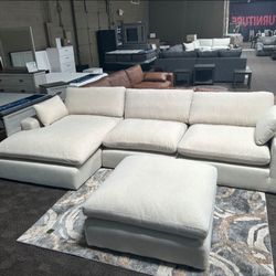 ELYZA 3 PIECE RAF CORNER SECTIONAL WITH CHAISE