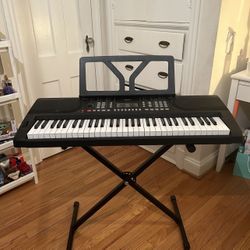 Portable 61-Key Electronic Piano Keyboard