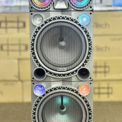 Dual 10” Rechargeable Bluetooth Party speaker 