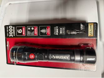 Husky rechargeable flash light