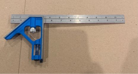 Empire True Blue 12" Combination Square (e250) - Great Condition