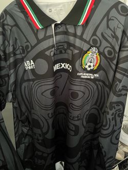 🇲🇽Mexico 98’ Retro Kit Jersey⚫️Long Sleeve Size 3XL Fits undersized🟢Message me if interested