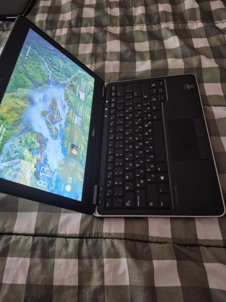 Dell I5 Intel Laptop Paper Thin Light 13.3 Business End Laptop Aluminum Casing Fast 256 SSD Factory Reset With Warranty 