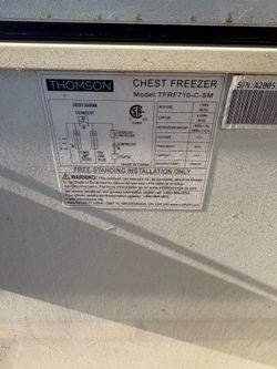 26 in deep freezer