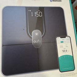 eufy P2 Pro Smart Digital Bathroom Scale Body Fat BMI Heart Rate 3D Virtual Body